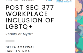 Post Sec 377 workplace inclusion of LGBTQ+