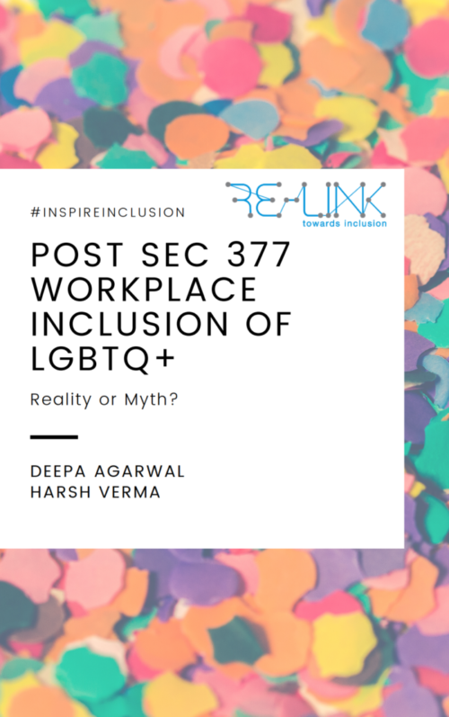 Post Sec 377 workplace inclusion of LGBTQ+
