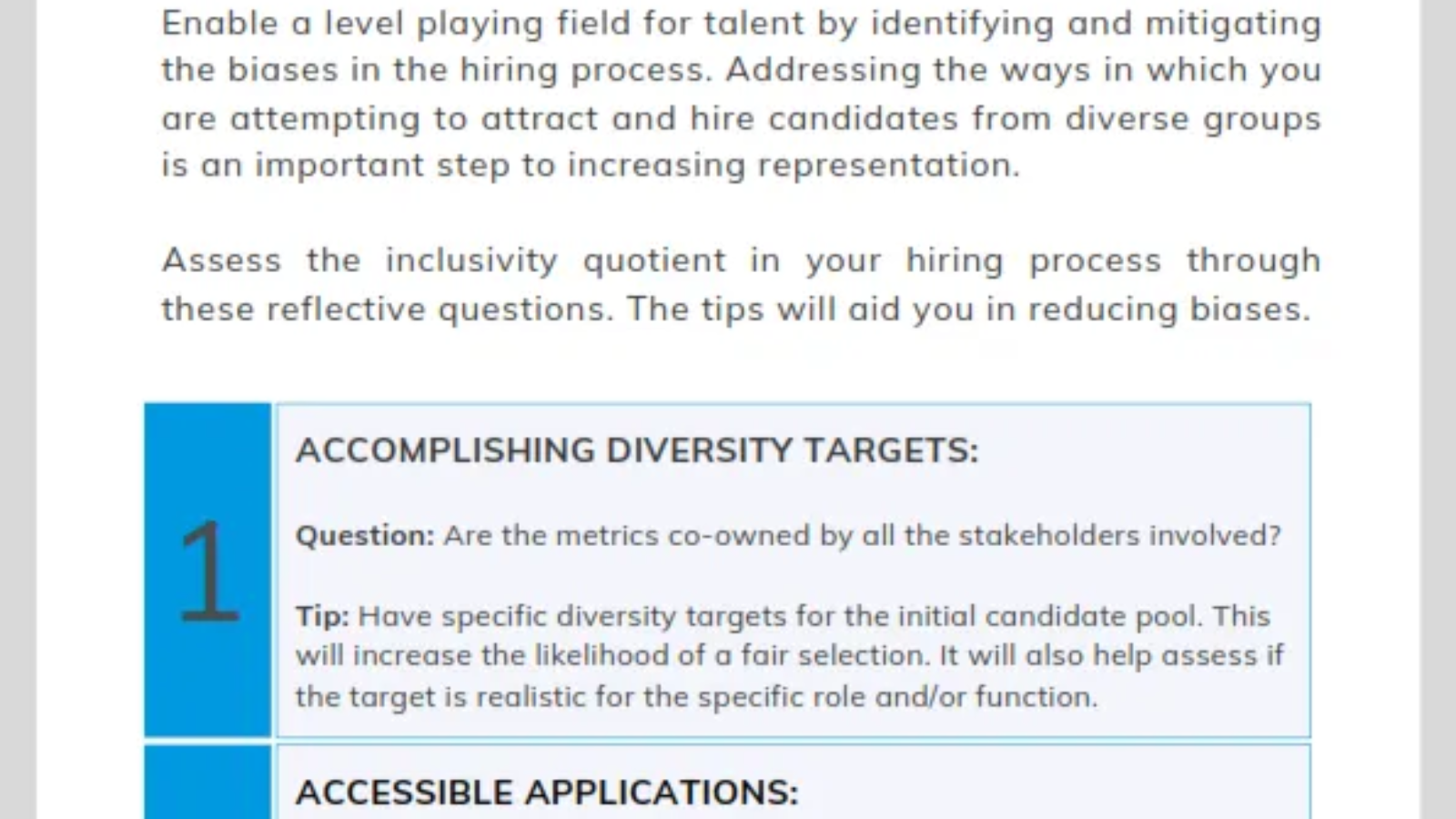 Make your hiring process more Inclusive